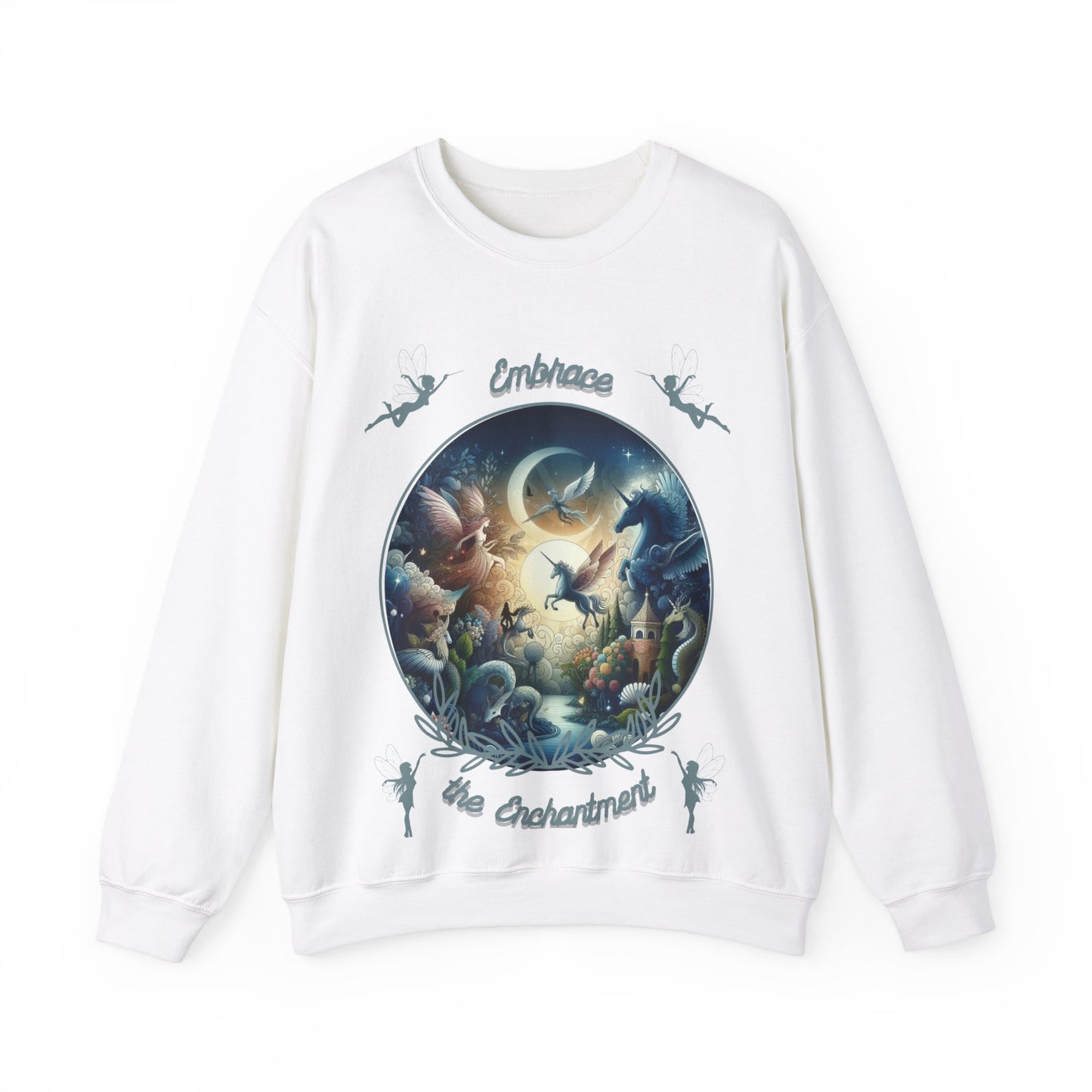 Embrace the Enchantment – Magical Fantasy Graphic Unisex Sweatshirt