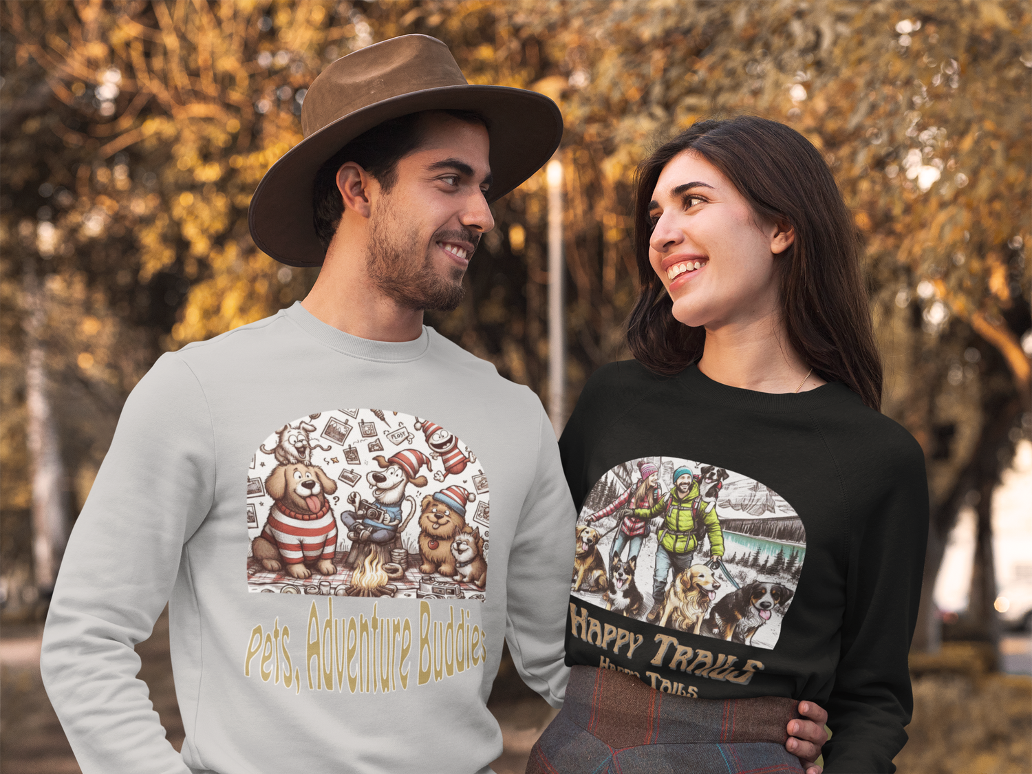 Pet Camping Sweatshirts