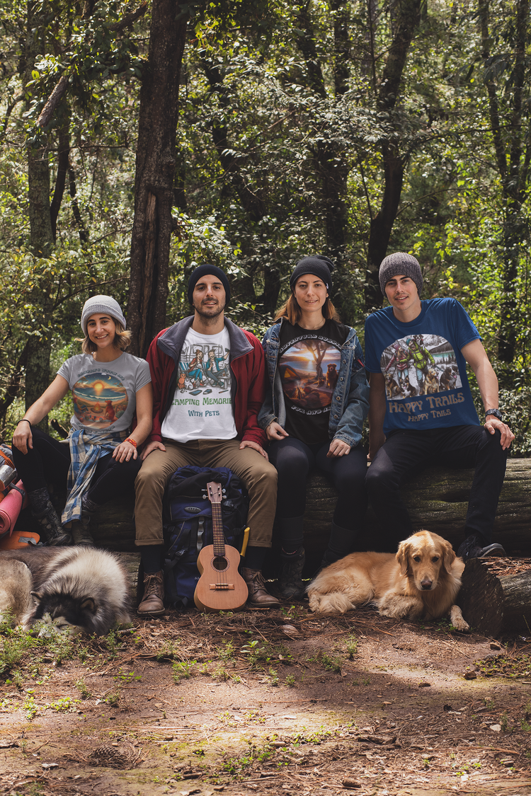 Pet Camping T-Shirts