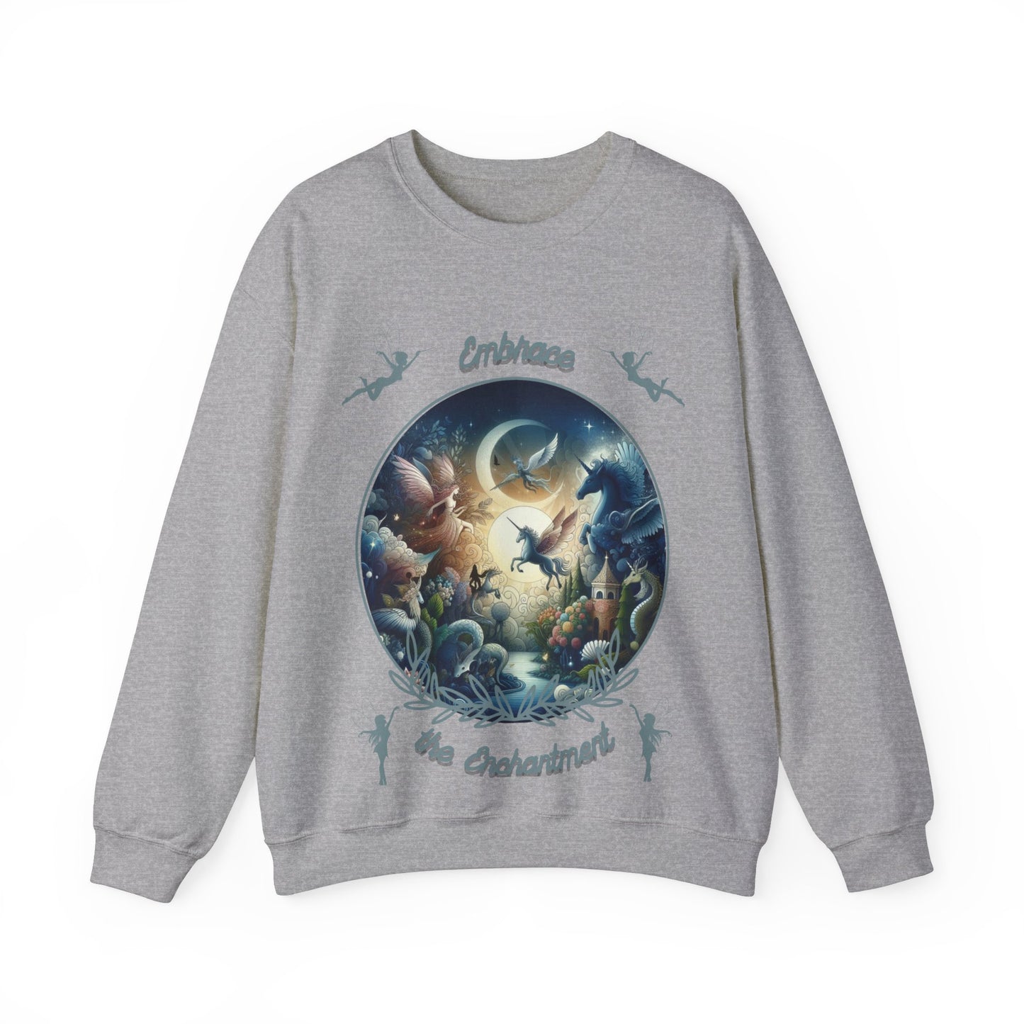 Embrace the Enchantment – Magical Fantasy Graphic Unisex Sweatshirt