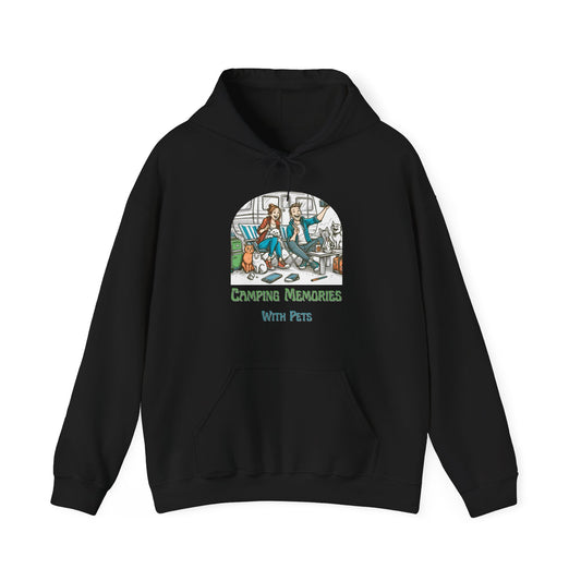 Camping Memories With Pets – Dog Lover Camping Unisex Hoodie
