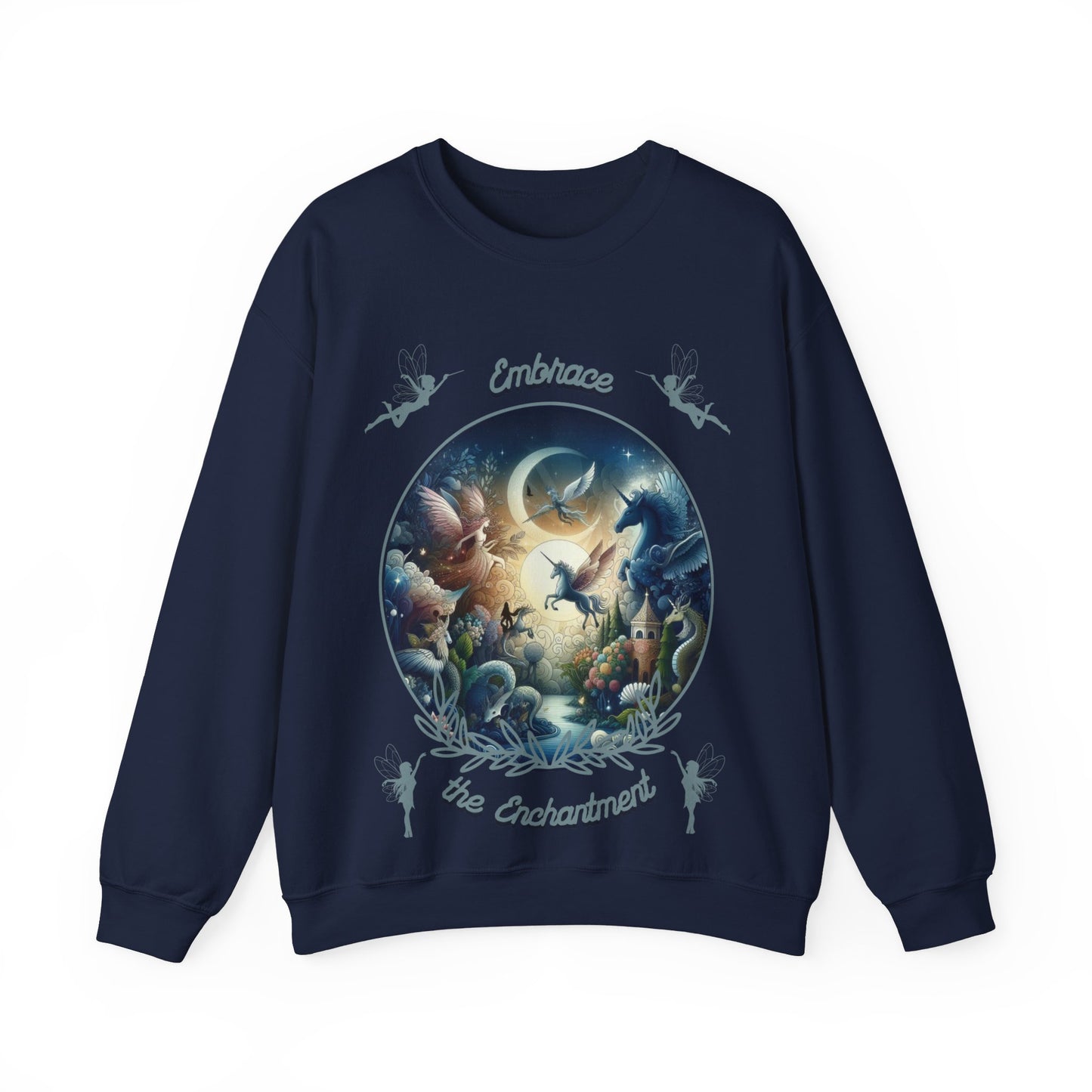 Embrace the Enchantment – Magical Fantasy Graphic Unisex Sweatshirt