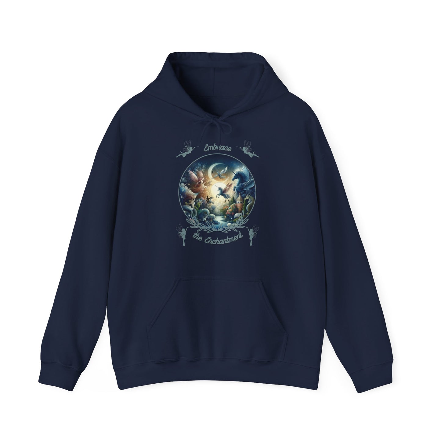 Embrace the Enchantment – Magical Fantasy Graphic Unisex Hoodie