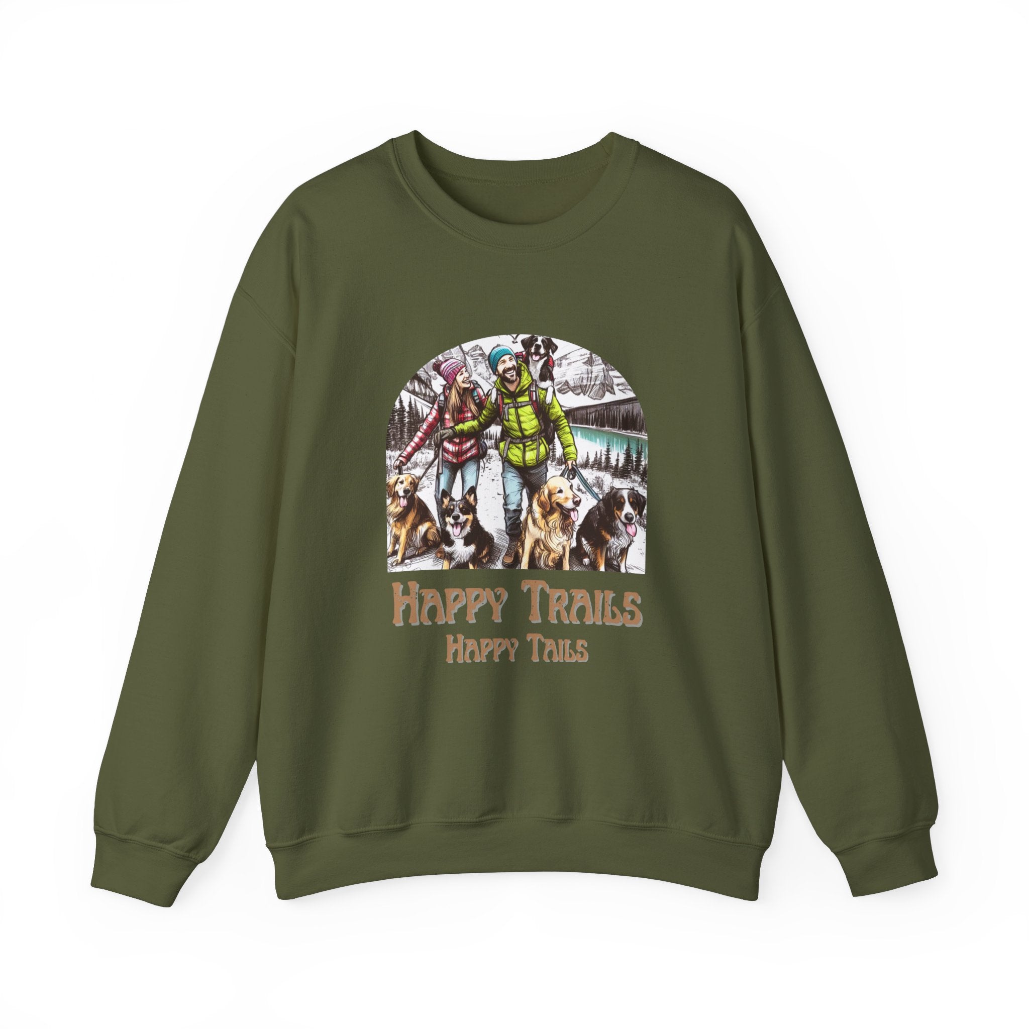 Happy Trails Happy Tails Sweatshirt