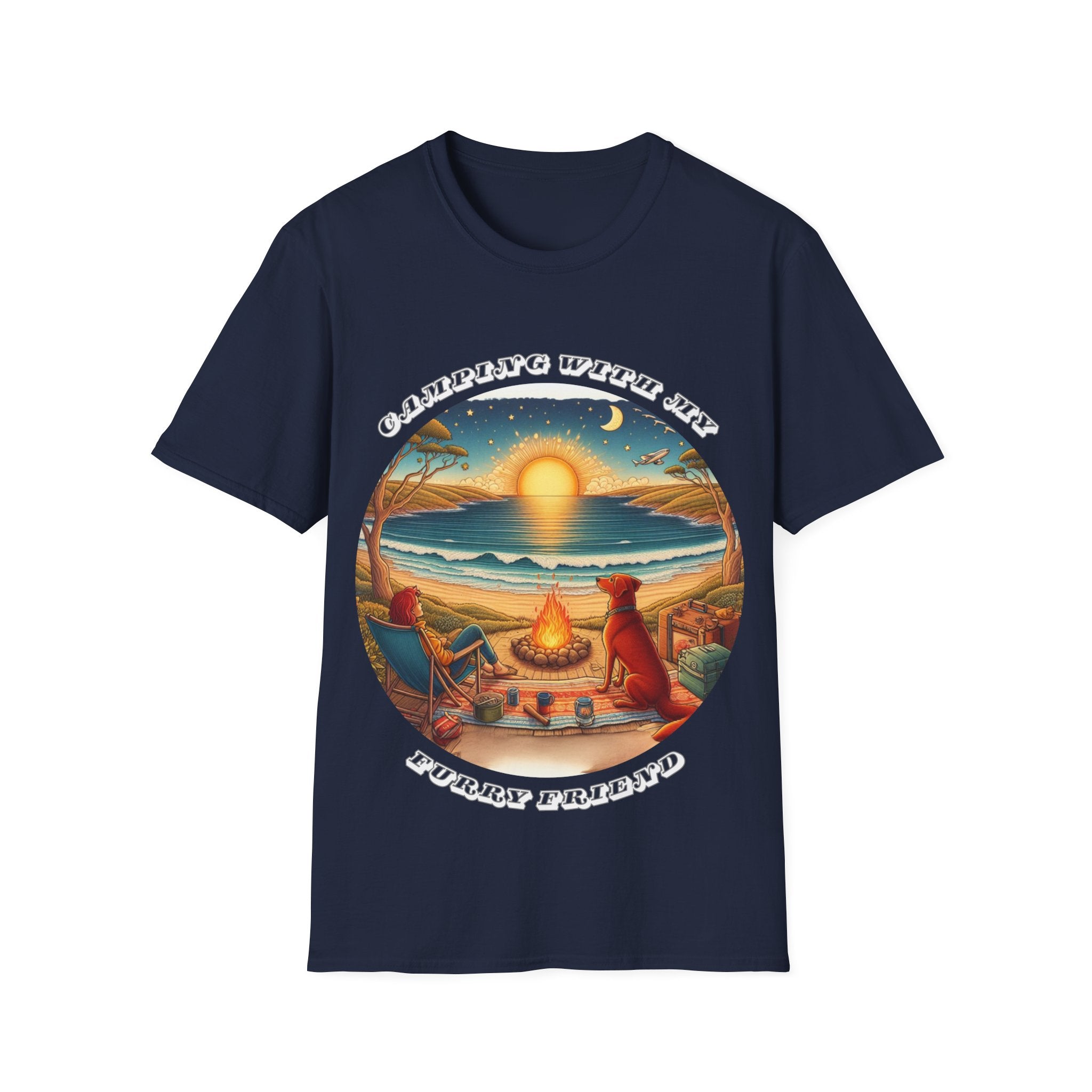 Furry Friend Camping Tee