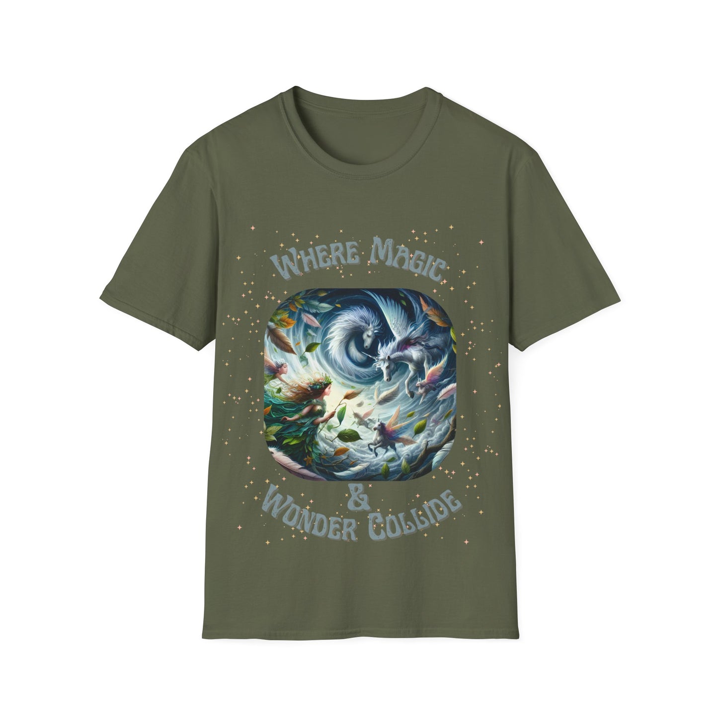 Where Magic and Wonder Collide – Dreamy Fantasy World Unisex T-Shirt