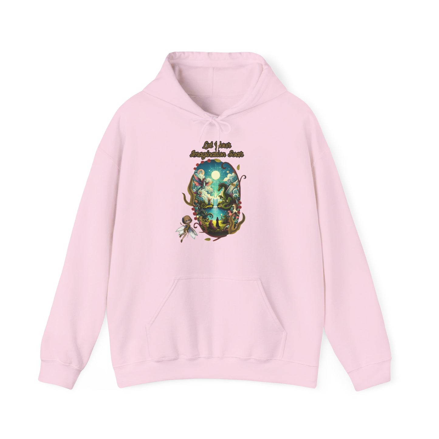 Let Your Imagination Soar – Fantasy Nature Graphic Unisex Hoodie