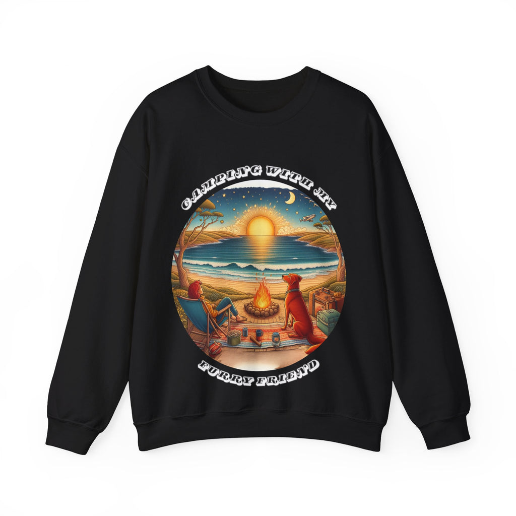 Furry Friend Camping Sweatshirt