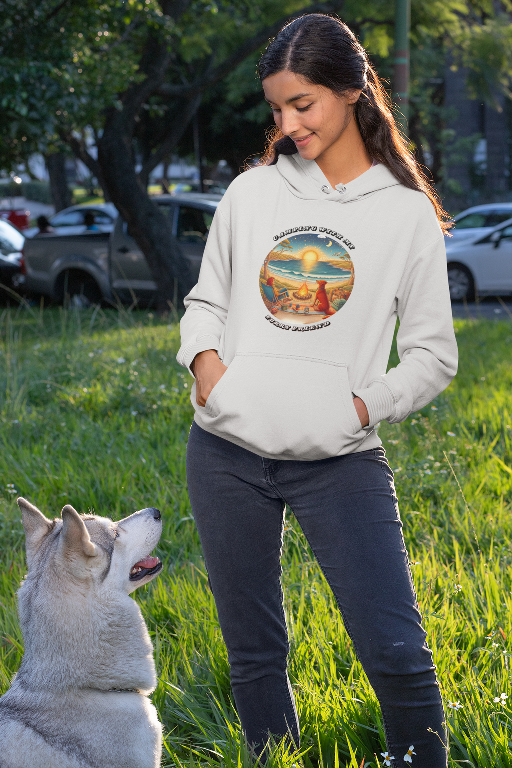 Furry Friend Camping Hoodie