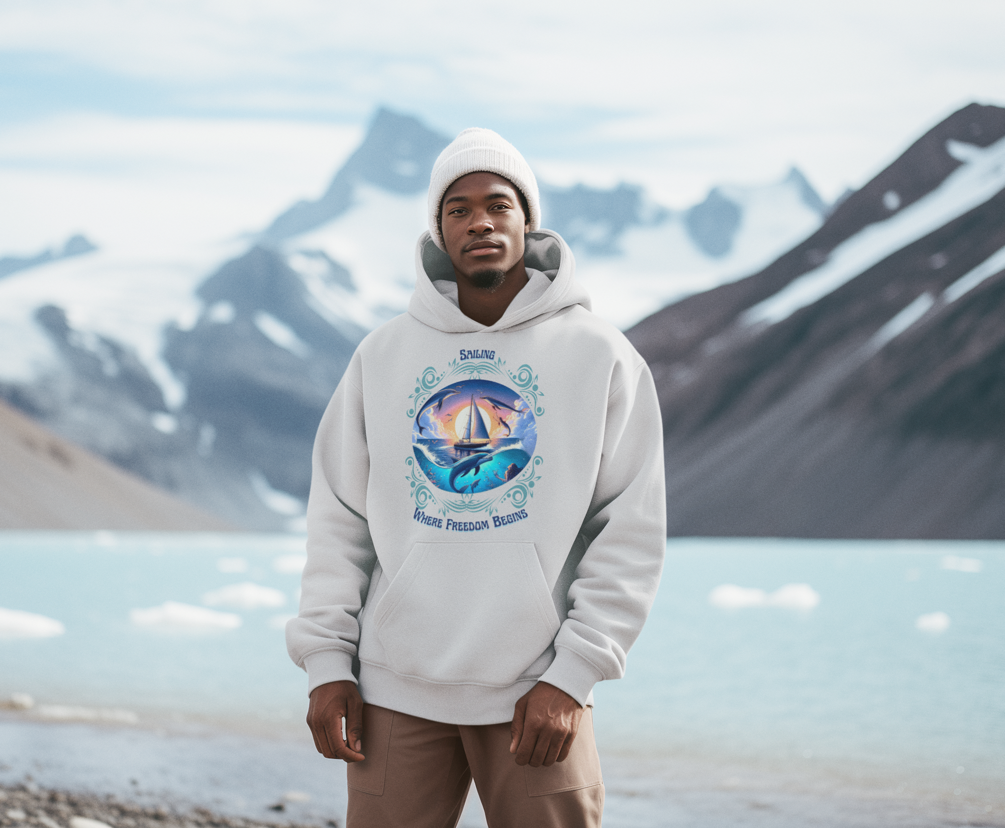 Freedom Begins Sailing Hoodie