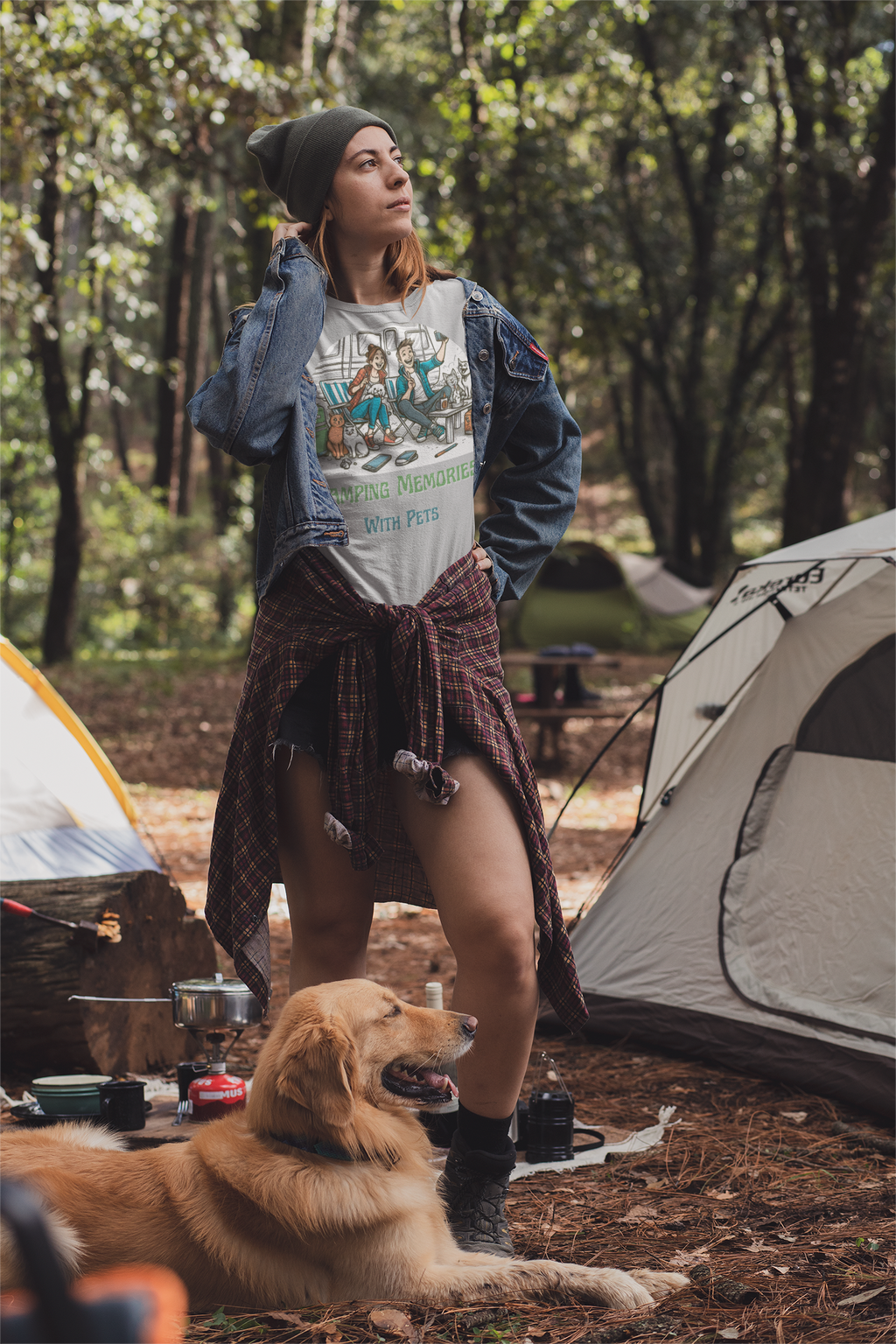 Camping Memories Pet Tee